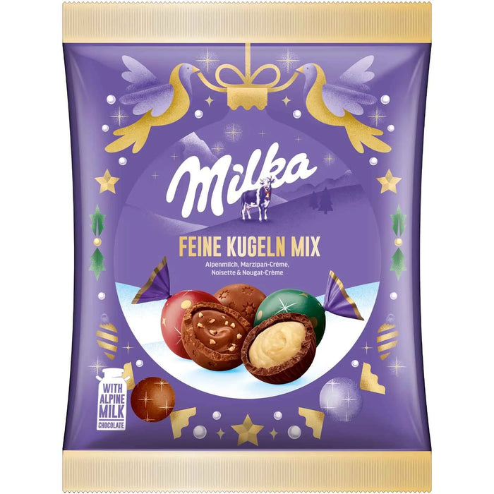 Milka Assorted Chocolate Balls Mix 136g