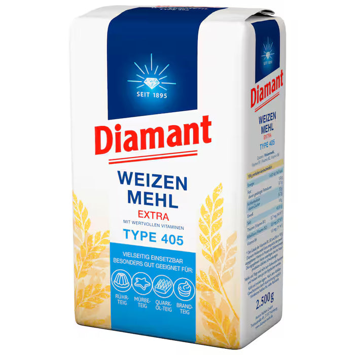 Diamant Wheat Flour Extra Type 405, 2.5 kg