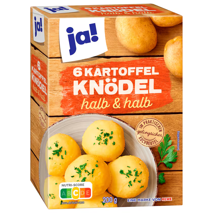 ja! 6 Half & Half Potato Dumplings 200g