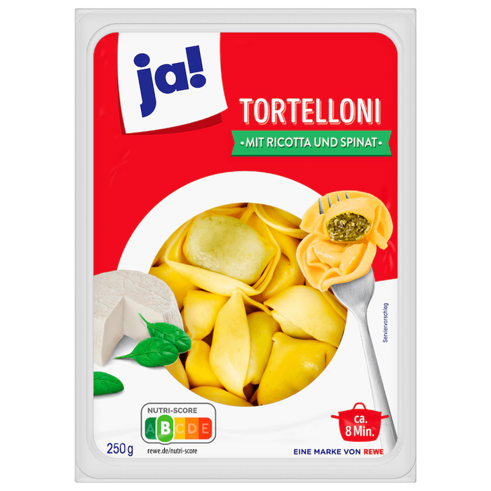 ja! Tortelloni Ricotta Spinach 250g
