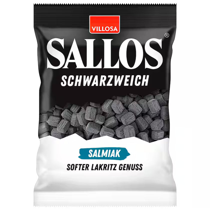 Villosa Sallos Schwarzweich Lakritz Salmiak 200g