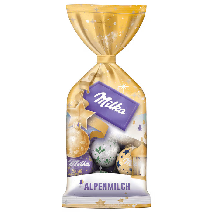 Milka Alpine Milk Christmas Balls 100g