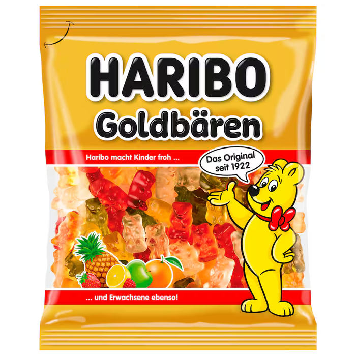 Haribo Fruit Gums Gold Bears 175g