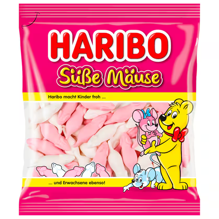 Haribo Fruit Gums Sweet Mice 175g