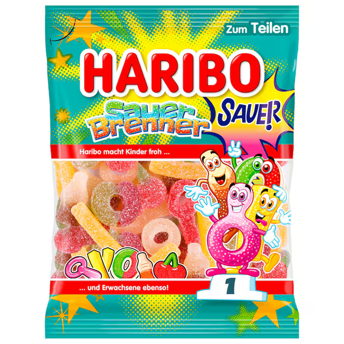 Haribo Sour Fruit Gummies 160g