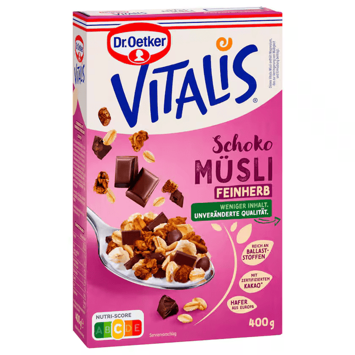 Dr. Oetker Vitalis Dark Chocolate Muesli 400g