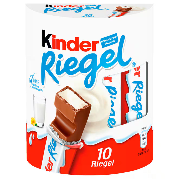 Kinder Riegel Chocolate Bars 10 Bars 210g