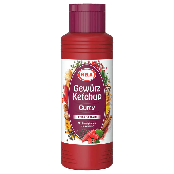 Hela Curry Spiced Ketchup Extra Hot 300ml