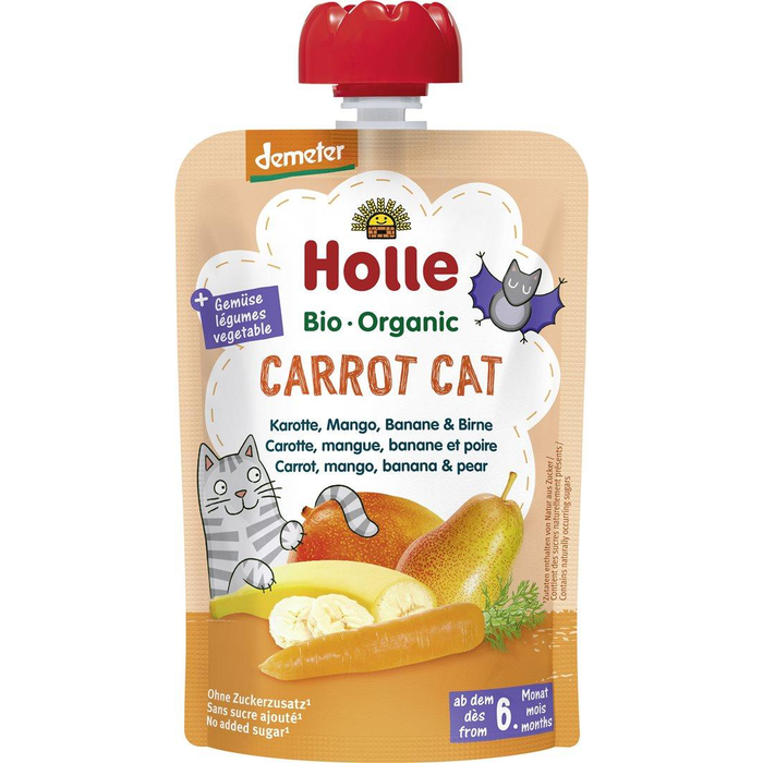 Holle Organic Carrot, Mango, Banana & Pear Puree 100g