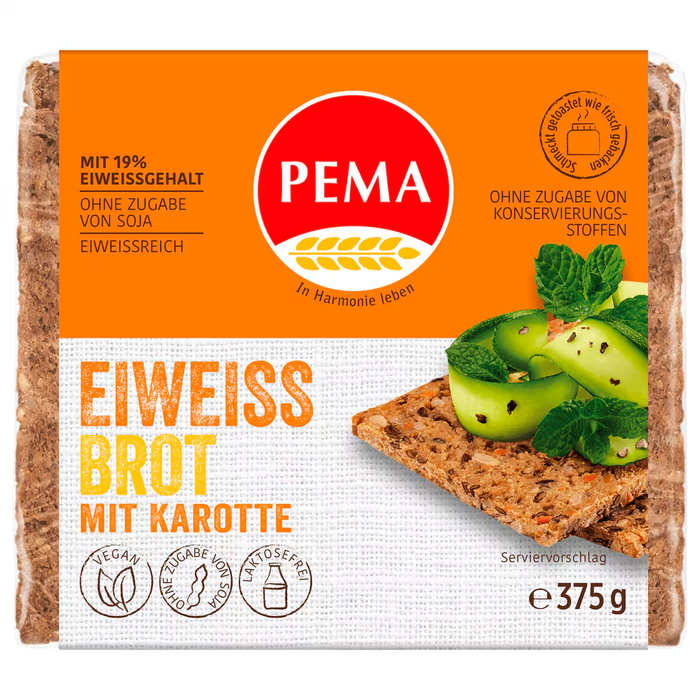 Pema Protein Bread with Carrot 375g