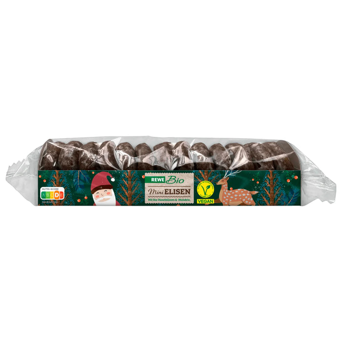 REWE Bio Organic Glazed Mini Elisen Gingerbread 150g