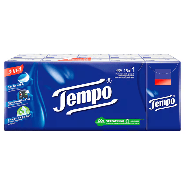 Tempo Classic Tissues 4-Ply, 15 x 10 Tissues