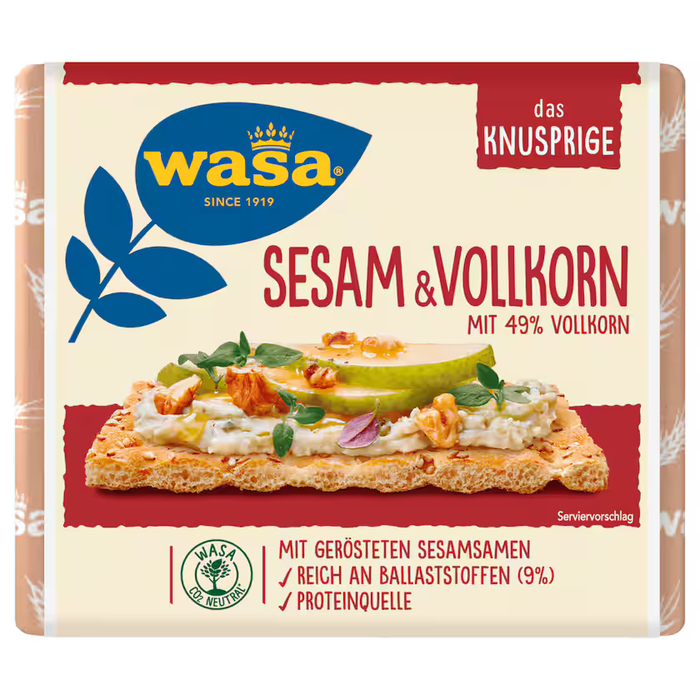 Wasa Knäckebrot Sesame & Wholegrain 200g