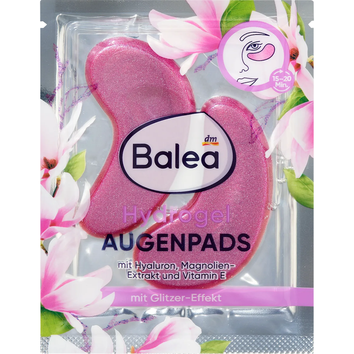 Balea Eye Pads Hydrogel Glitter (1 pair), 2 pieces