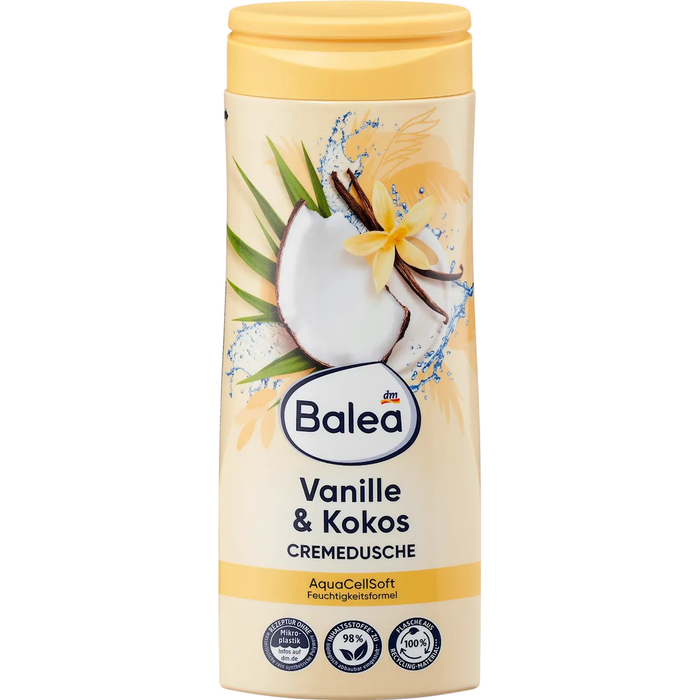 Balea Cream shower vanilla & coconut, 300 ml