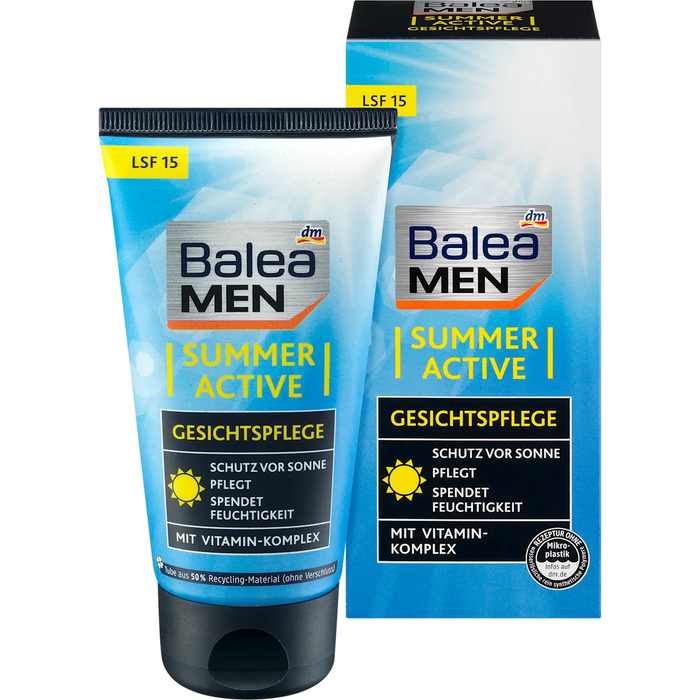 Balea MEN Summer Active Face Cream, 75 ml