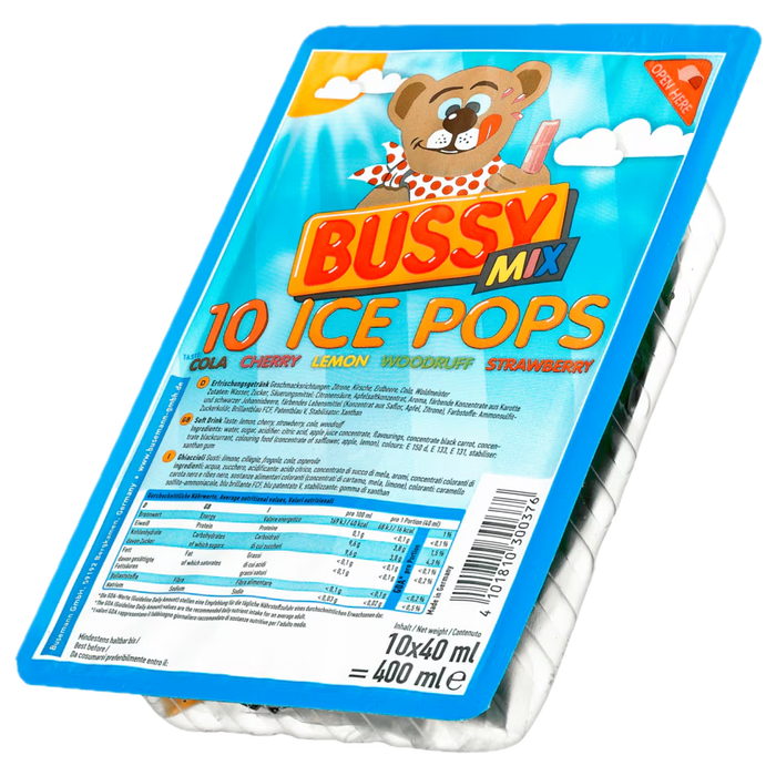 Bussy Mix - Wassereis - Popsicles 10pcs