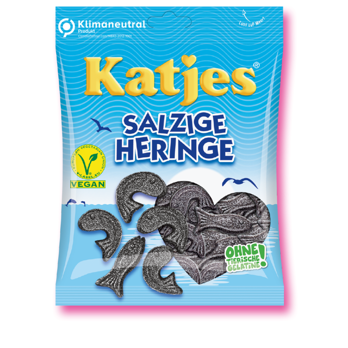 Katjes - Salted Liquorice Herrings Candy 175g