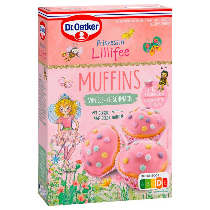 Dr. Oetker Princess Lillifee Muffins Baking Mix 397g