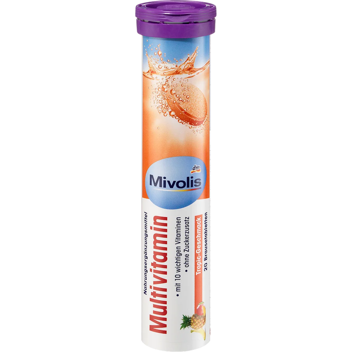 Mivolis Multivitamin Brausetabletten, 20 St, 82 g