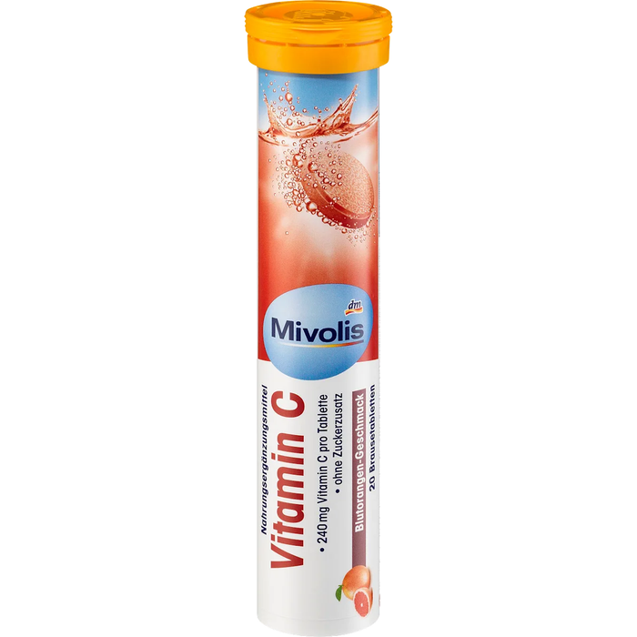 Mivolis Vitamin C effervescent tablets, 20 pcs., 82 g