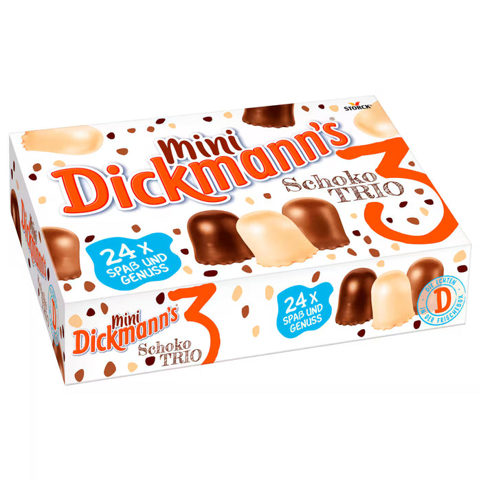 Mini Dickmanns Chocolate Trio 200g, 24 pieces