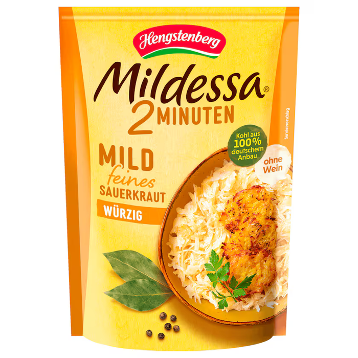 Hengstenberg Mildessa Mild Sauerkraut 350g