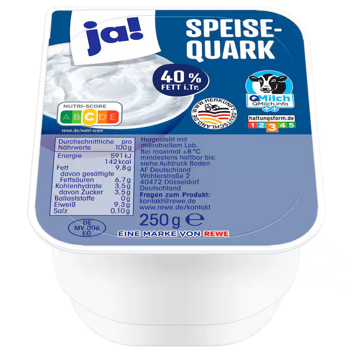 ja! Speisequark 250g, 40%