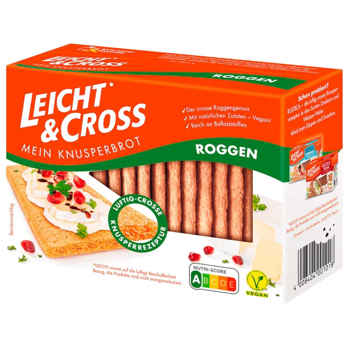 Leicht & Cross Rye Crispbread 125g