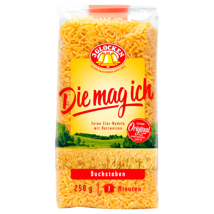 3 Glocken Alphabet Pasta250 g