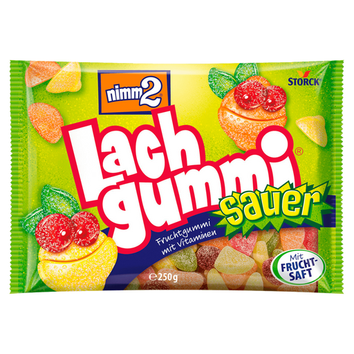 nimm2 Lachgummi Sour Fruit Gummies 250g