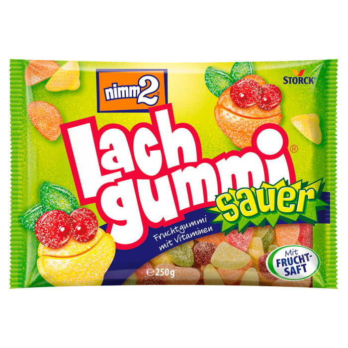 nimm2 Lachgummi Sour Fruit Gummies 250g