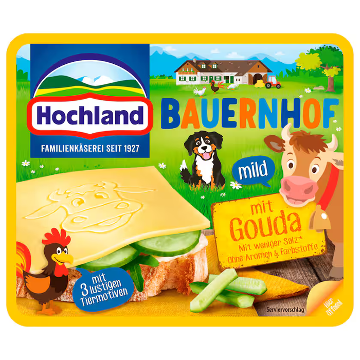 Hochland Sandwich Scheiben Bauernhof 150g
