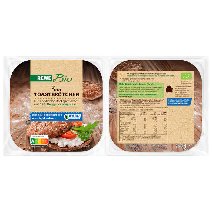 REWE Bio Finn Toasties 260g