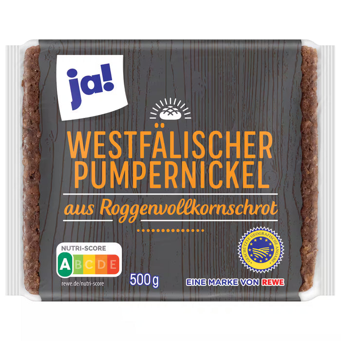 ja! Westphalian Dark Rye Bread 500g