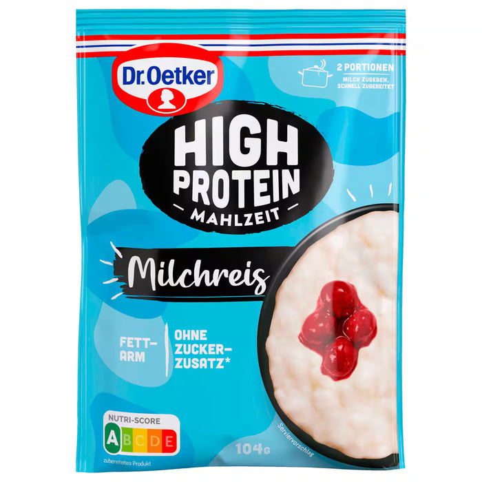 Dr. Oetker High Protein Rice Pudding 104g