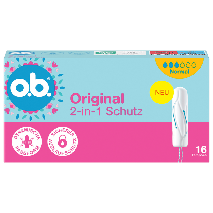 o.b. Original Normal Tampons 16 Pack