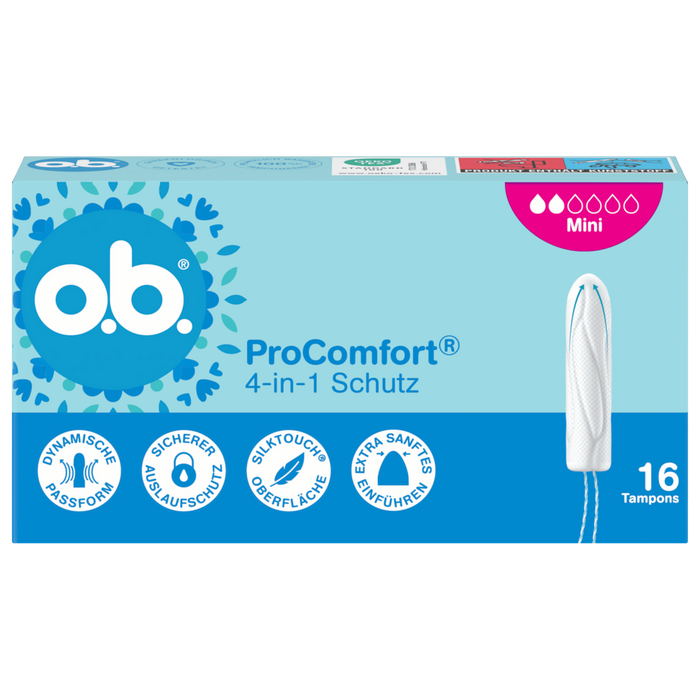 o.b. ProComfort Mini Tampons 16 Pack