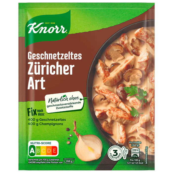 Knorr Fix Sliced Meat Zurich Style Sauce 54g