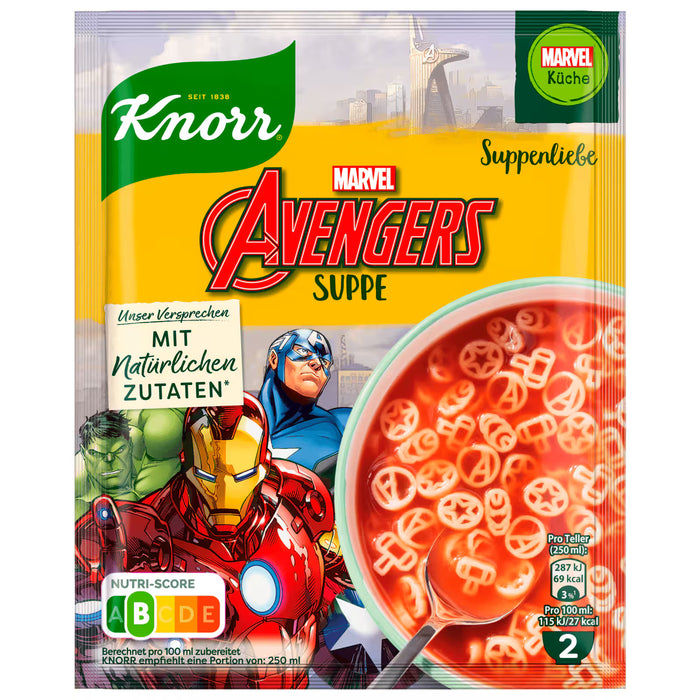 Knorr Suppenliebe Marvel Avengers Soup for 500ml