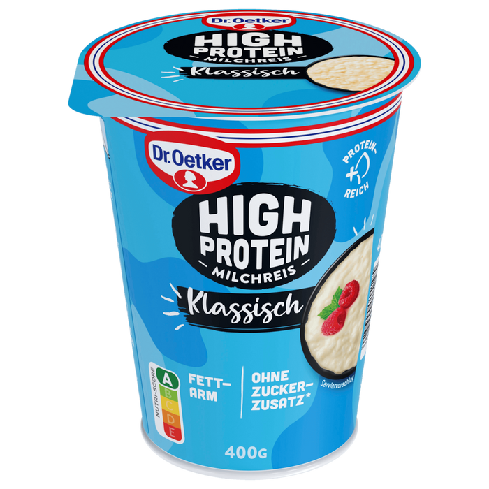 Dr. Oetker High Protein Classic Rice Pudding 400g