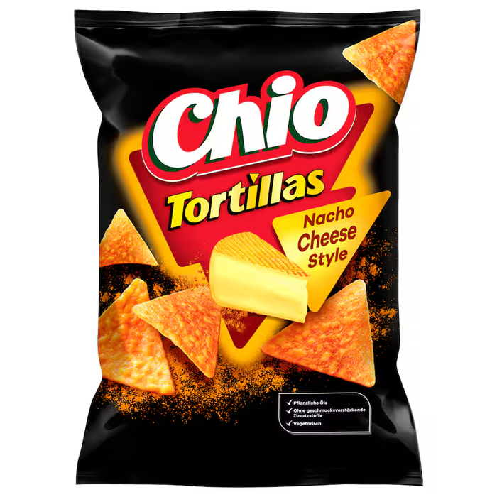 Chio Tortillas Nacho Cheese 110g
