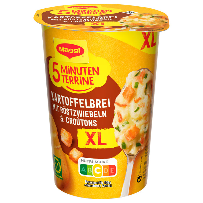Maggi 5 Minute Terrine Mashed Potatoes with Roasted Onions & Croutons XL 76g