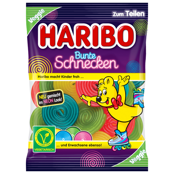 Haribo Bunte Schnecken Sweets 160g