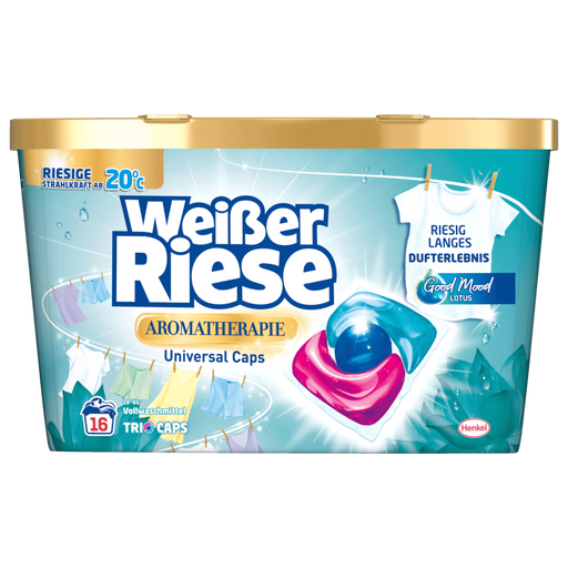 Weisser Riese Lotus Trio-Caps Laundry Detergent 16 Washes