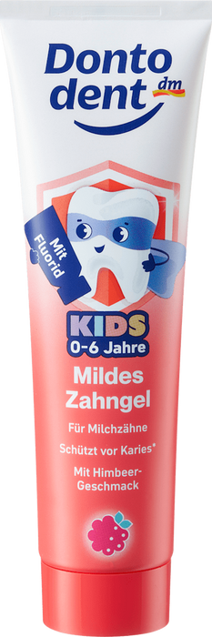 dontodent Kids Toothpaste Gel (Ages 0–6) 100ml