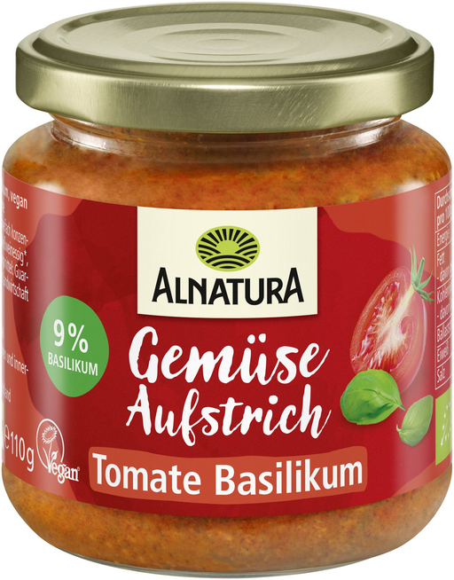 Alnatura Organic Tomato & Basil Spread 110g