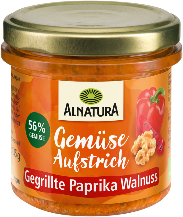 Alnatura Organic Grilled Pepper & Walnut Spread 135g