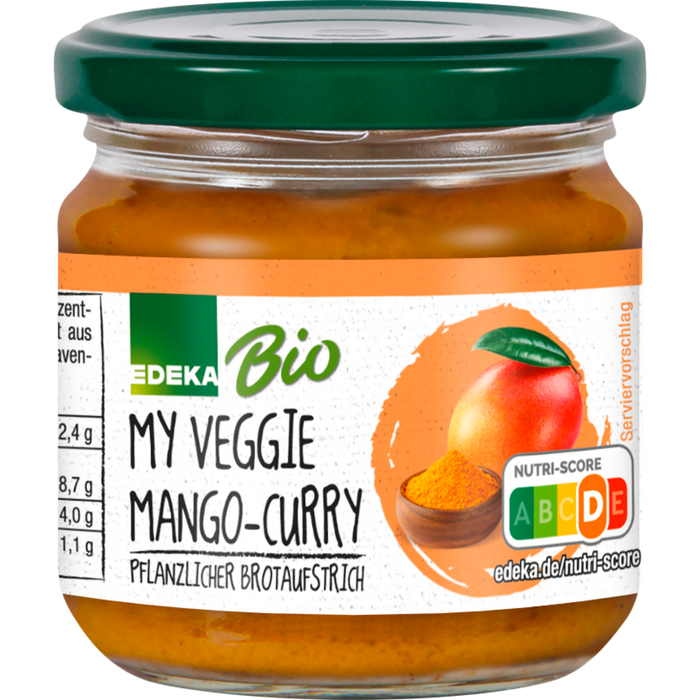 EDEKA Organic Vegan Mango Curry Spread 180g