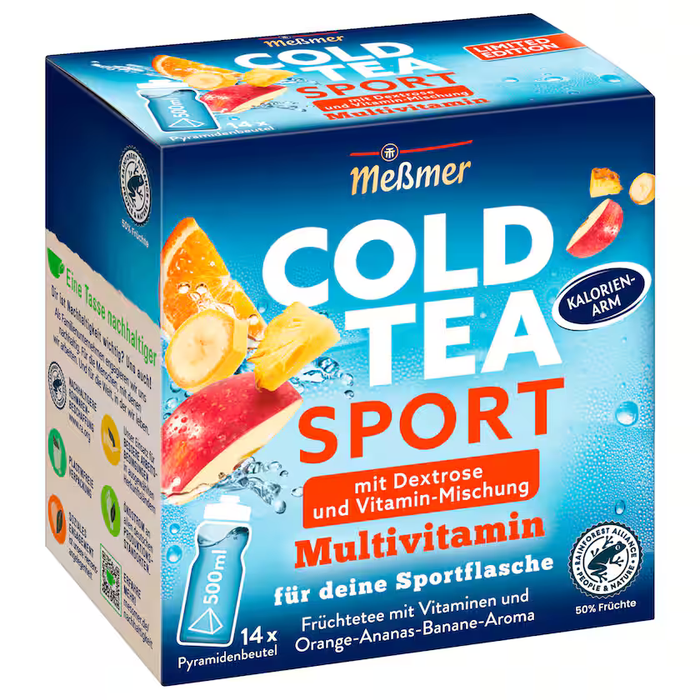 Meßmer Cold Tea Sport Multivitamin 38,5g, 14 Pyramid Tea Bag